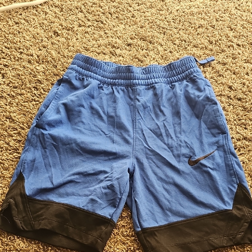 Nike Men's Blue and Black Shorts